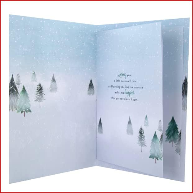 Boyfriend Open Christmas Card – Heartfelt Festive Greeting