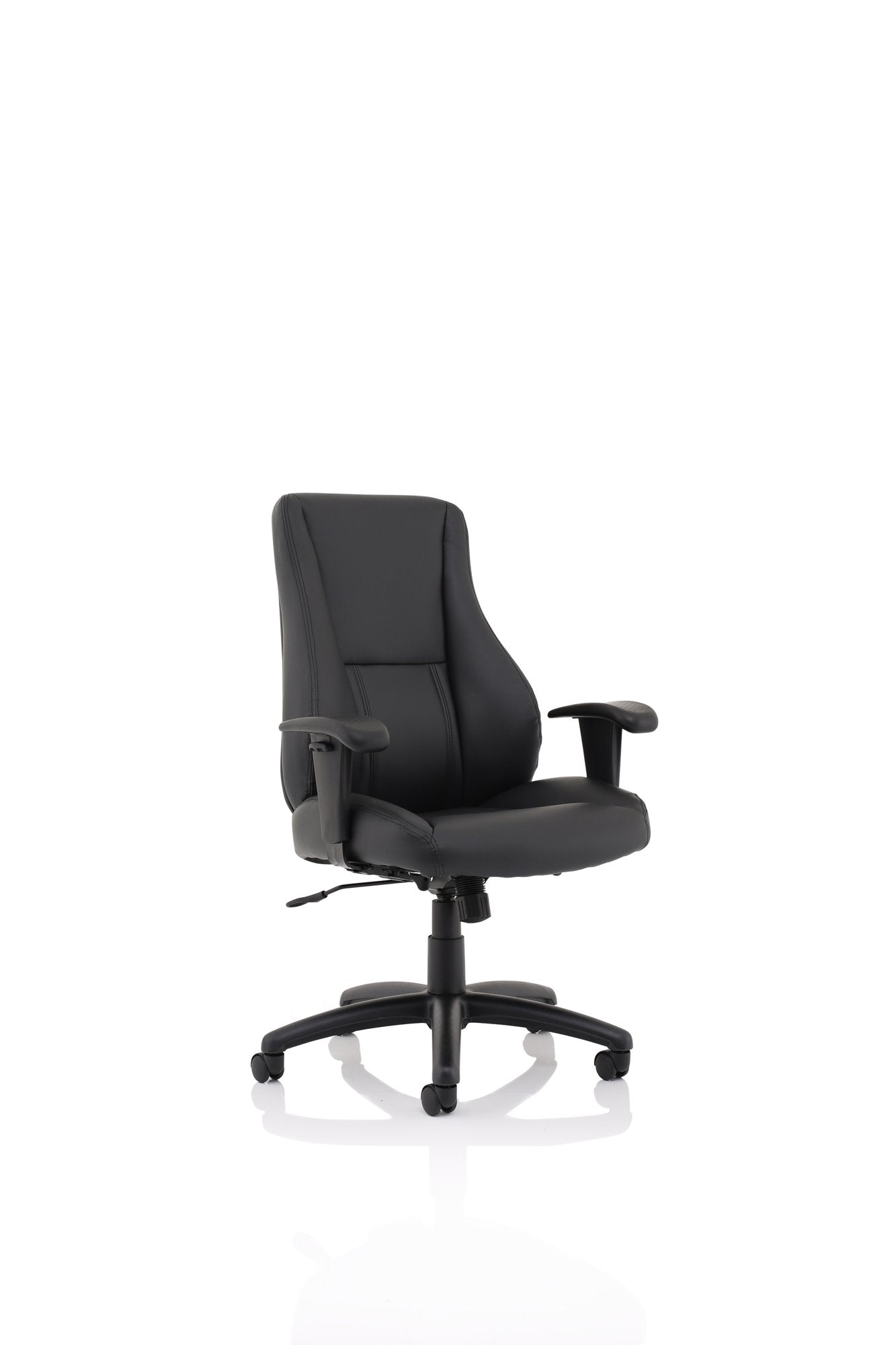 Winsor Black Leather Chair No Headrest EX000212 DD