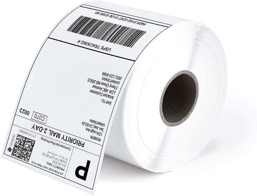 Self Adhesive 6x4 Thermal Printer Labels 500 Roll