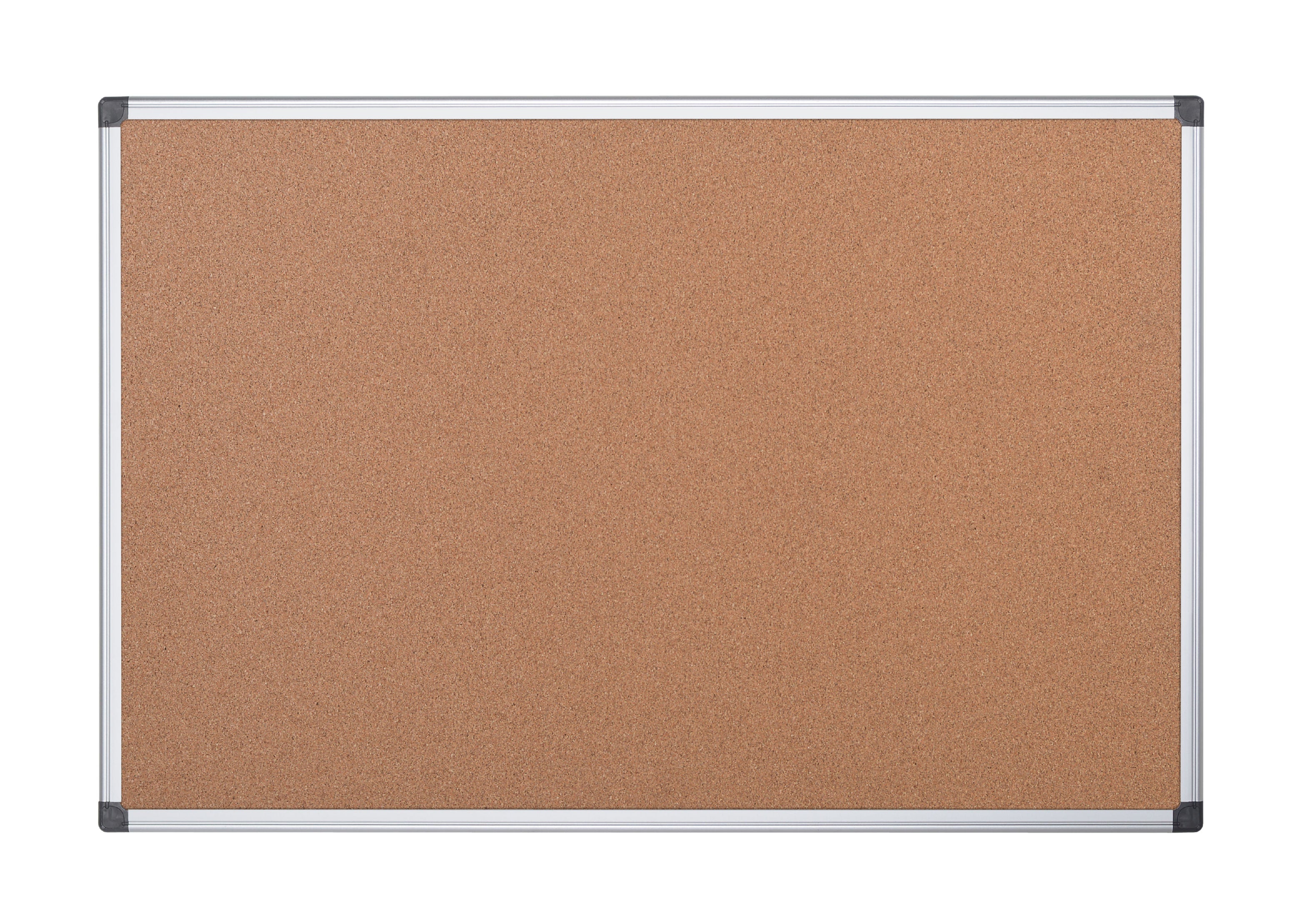 Bi-Office Maya Cork Noticeboard Double Sided Aluminium Frame 900x900mm - CA413750 DD