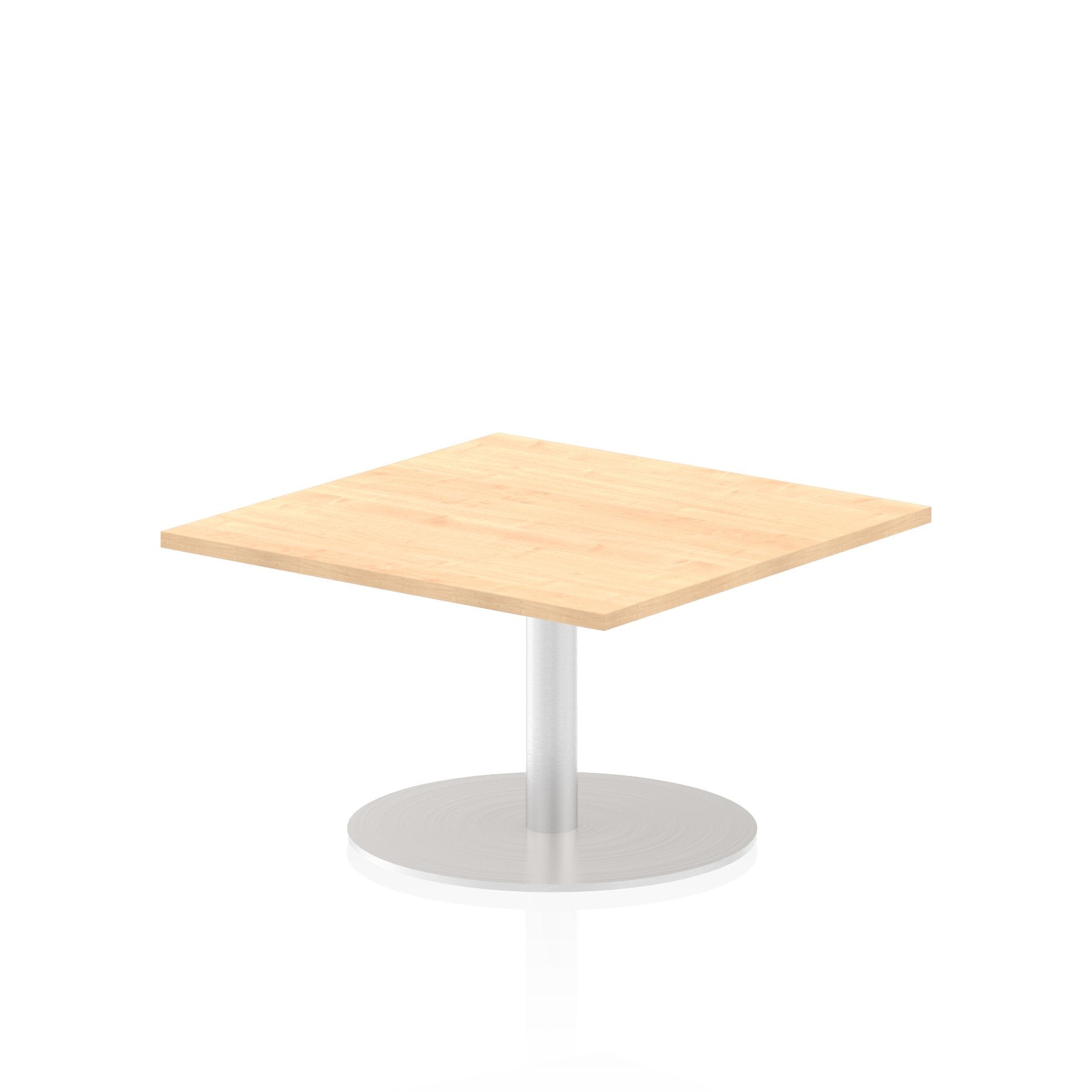 Dynamic Italia 800mm Poseur Square Table Maple Top 475mm High Leg ITL0331 DD