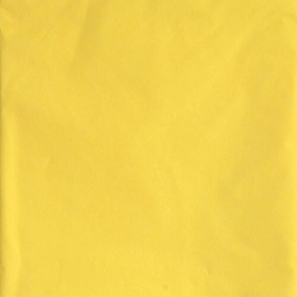 Glick Four Sheets of Lemon Yellow Tissue Paper, Each Sheet 750mm x 500mm Tissue Paper Lemon Yellow, Lemon Yellow Tissue Paper for Gift Wrapping, Birthday Lemon Yellow Tissue Paper