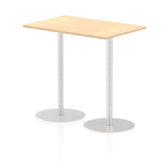 Dynamic Italia 1200 x 800mm Poseur Rectangular Table Maple Top 1145mm High Leg ITL0259 DD