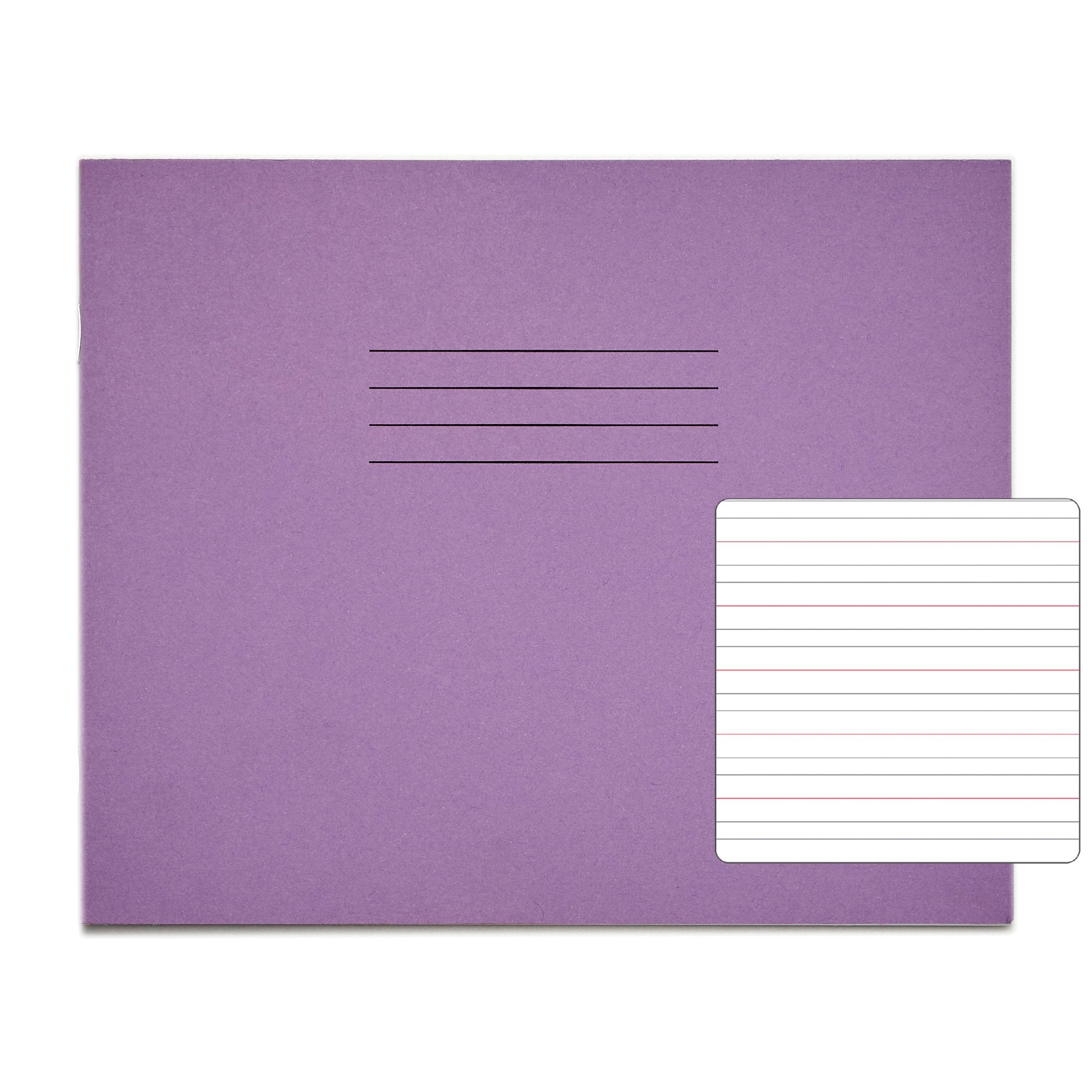 Rhino 6 x 8 Learn to Write Book 32 Page Purple Narrow-Ruled LTW4B:15R (Pack 100) - SDXB4-4 DD