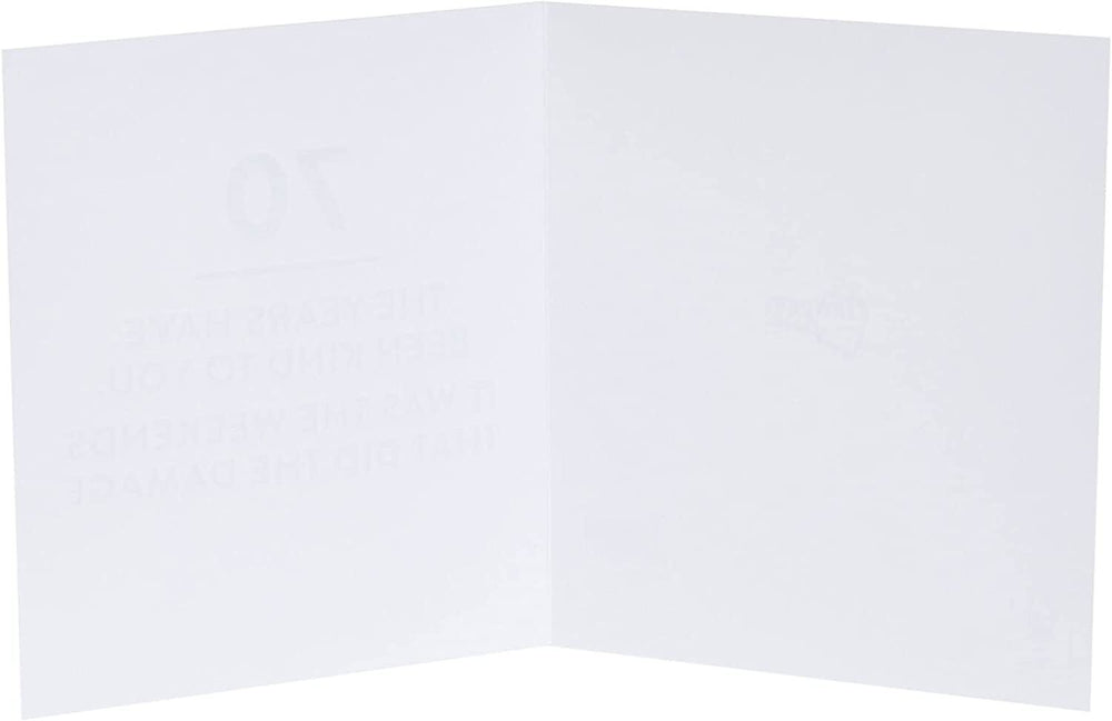 Funny 70th Birthday Card