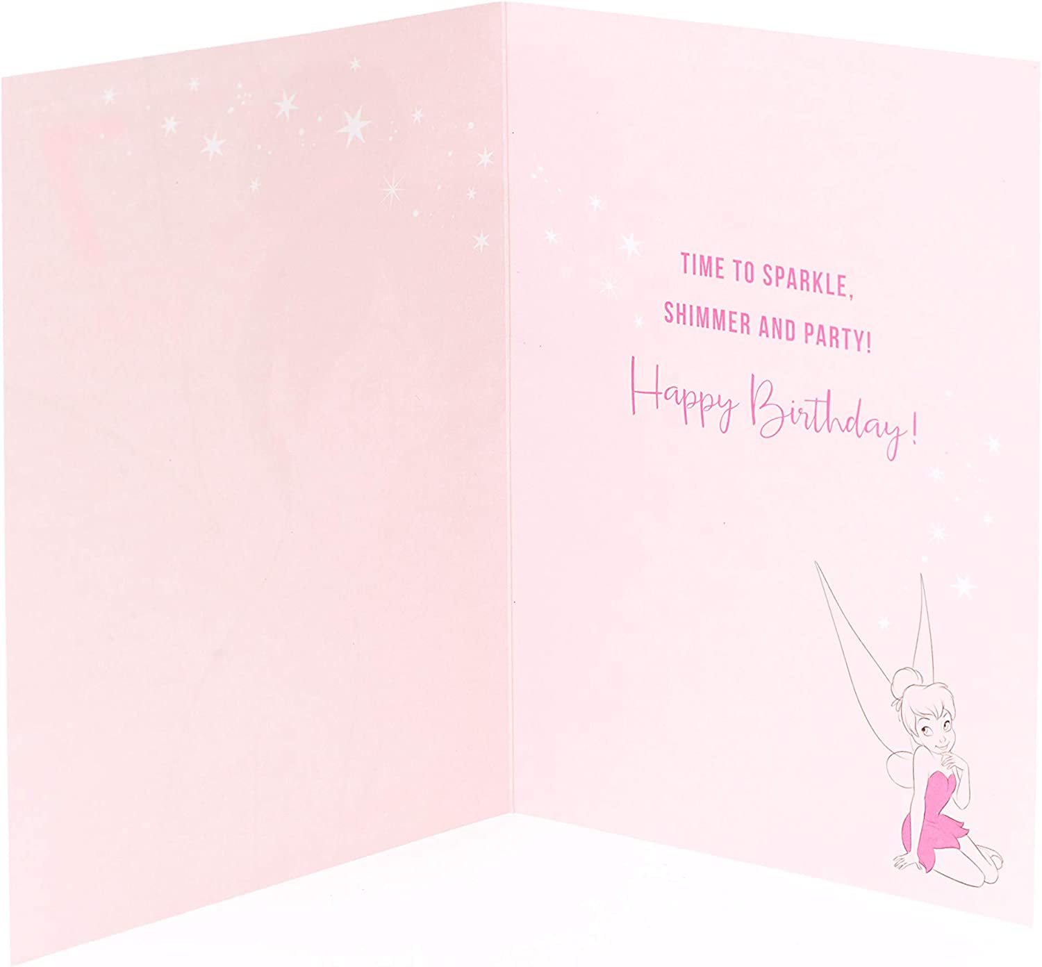 7th Tinker Bell Disney Card for 7 Year Old Girl