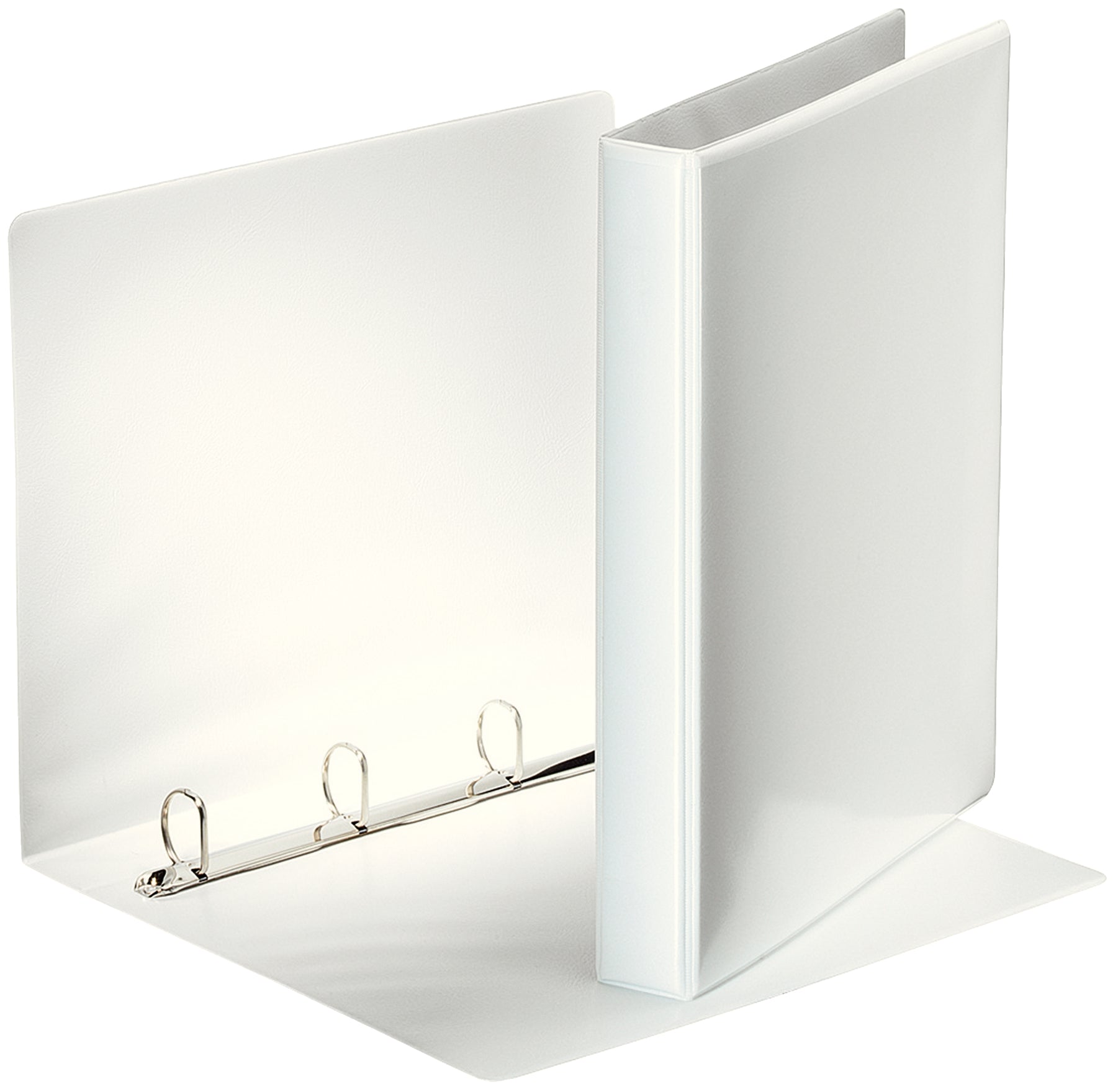 Esselte Presentation Binder Polypropylene A4 4-D Ring 25mm White (Pack 10) - 49702 DD