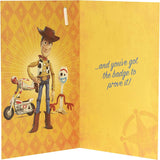 Disney's Toy Story 4 Son Birthday Card include Badge