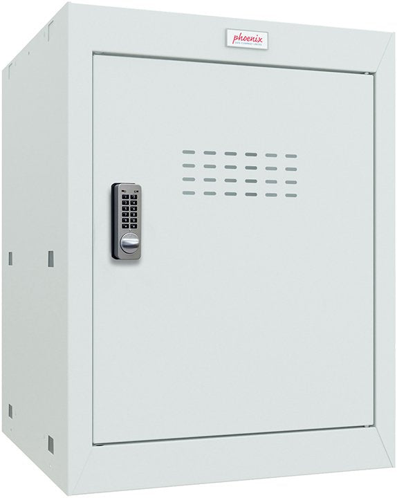 Phoenix CL Series Size 2 Cube Locker in Light Grey with Electronic Lock CL0544GGE DD