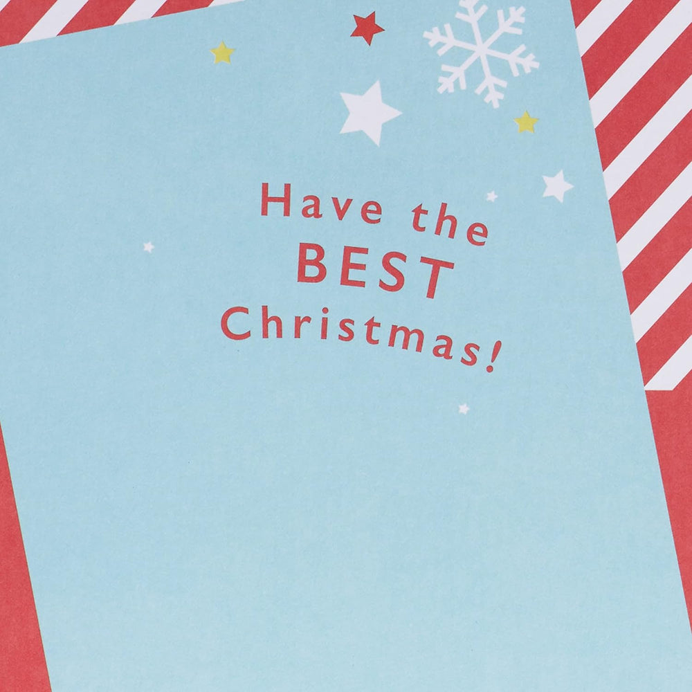 Brother Christmas Greeting Card with Festive Seasonal Design and Heartfelt Wishes