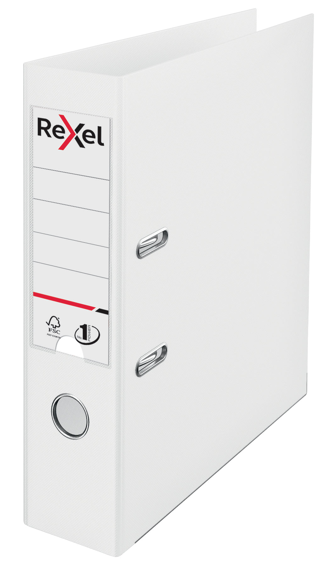 Rexel Choices Lever Arch File Polypropylene A4 75mm Spine Width White (Pack 10) 2115502