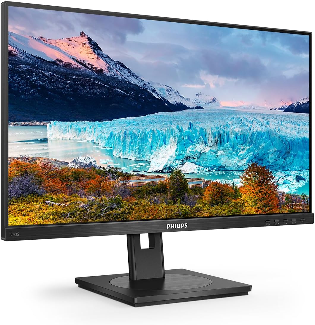 Philips 243S1/00 23.8 inch Full HD IPS monitor front view