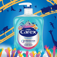 Carex Original Antibacterial Hand Wash Screw Top Bottle 500ml (Pack 6)