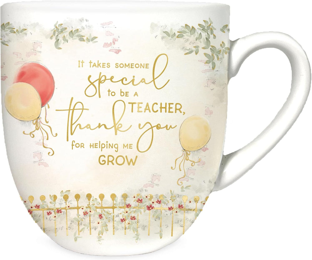 Tatty Teddy Luxury Bone China Gift Mug for Teacher Thank You Presented in Satin Lined Gift Box Signature Collection