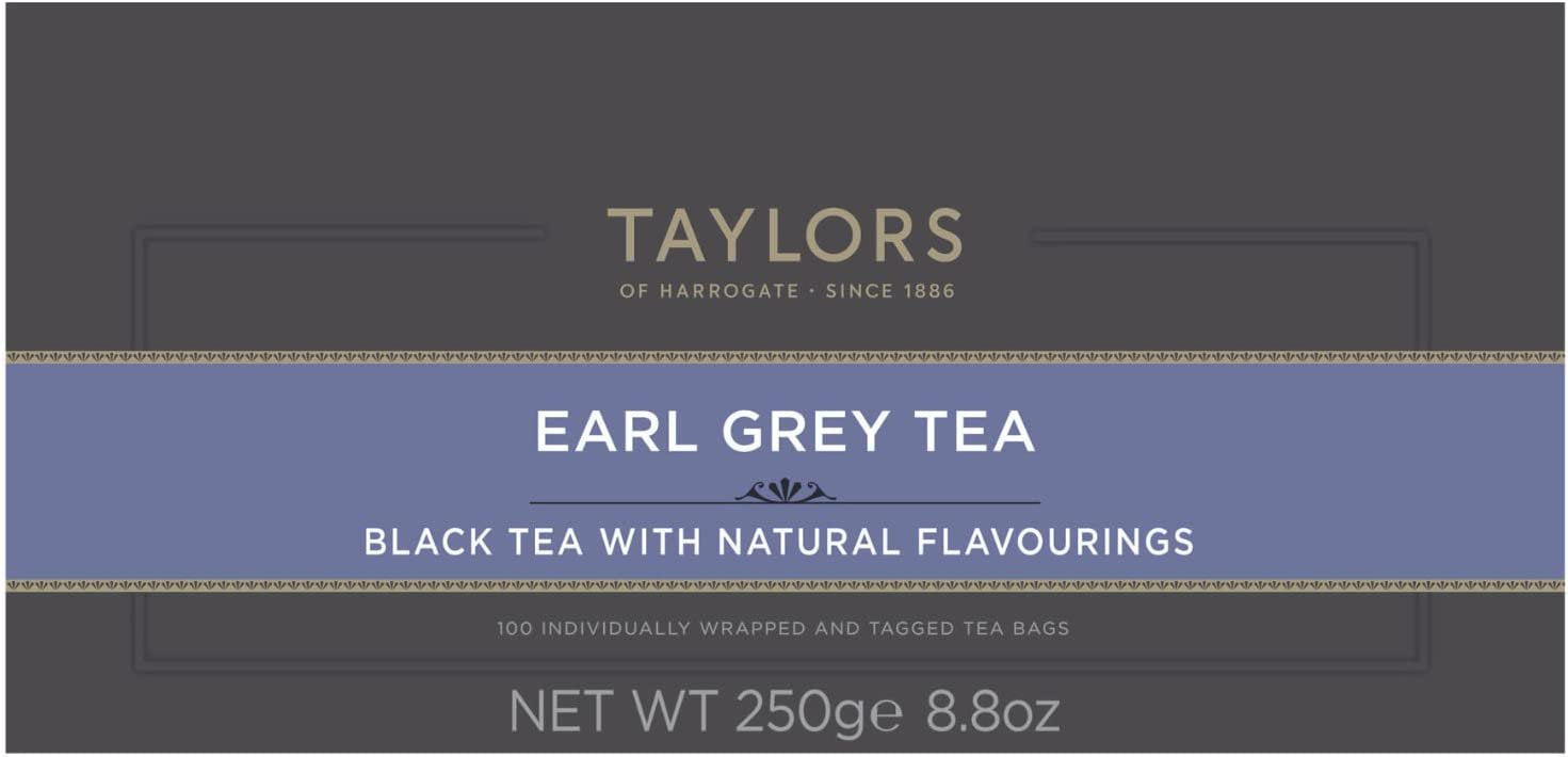 Taylors Earl Grey Tea Envelopes (Pack 100) - 2651RW