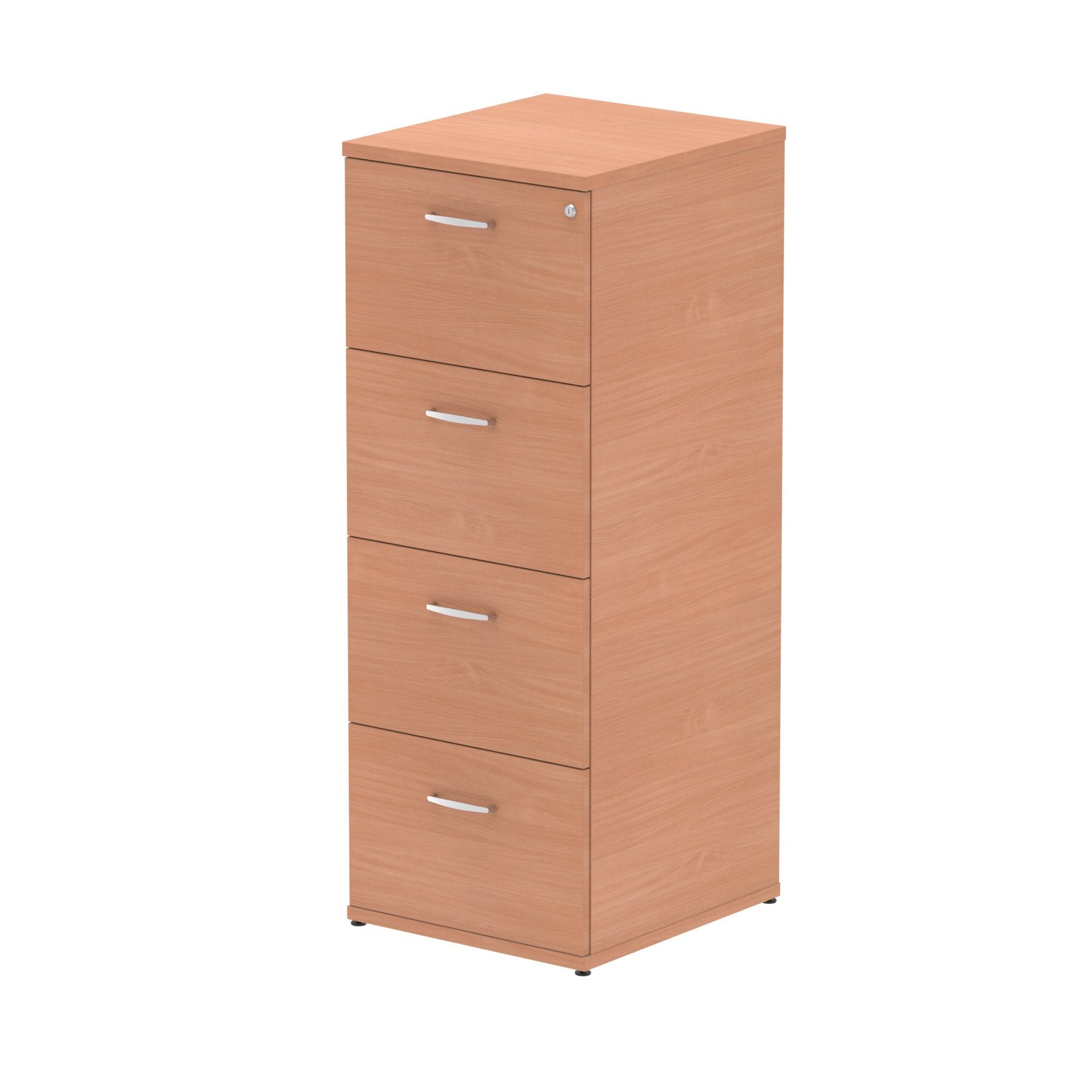 Impulse 4 Drawer Filing Cabinet Beech I000074 DD