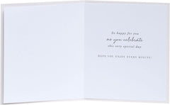Beige Dove Design Confirmation Card For Boy or Girl
