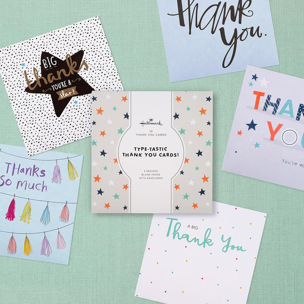 Contemporary Designs Multipack of 10 in 5 Thank You Cards
