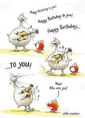 Funny Goose Springsteen Birthday Card