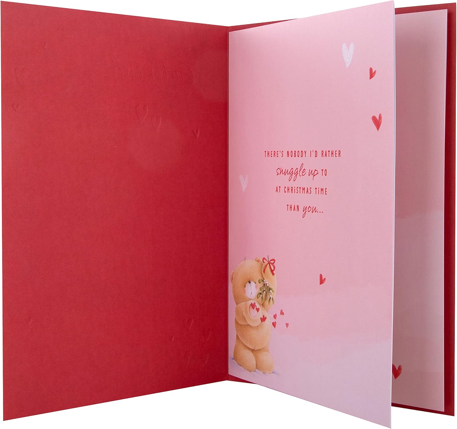 Girlfriend Open Christmas Card – Heartfelt Festive Greeting