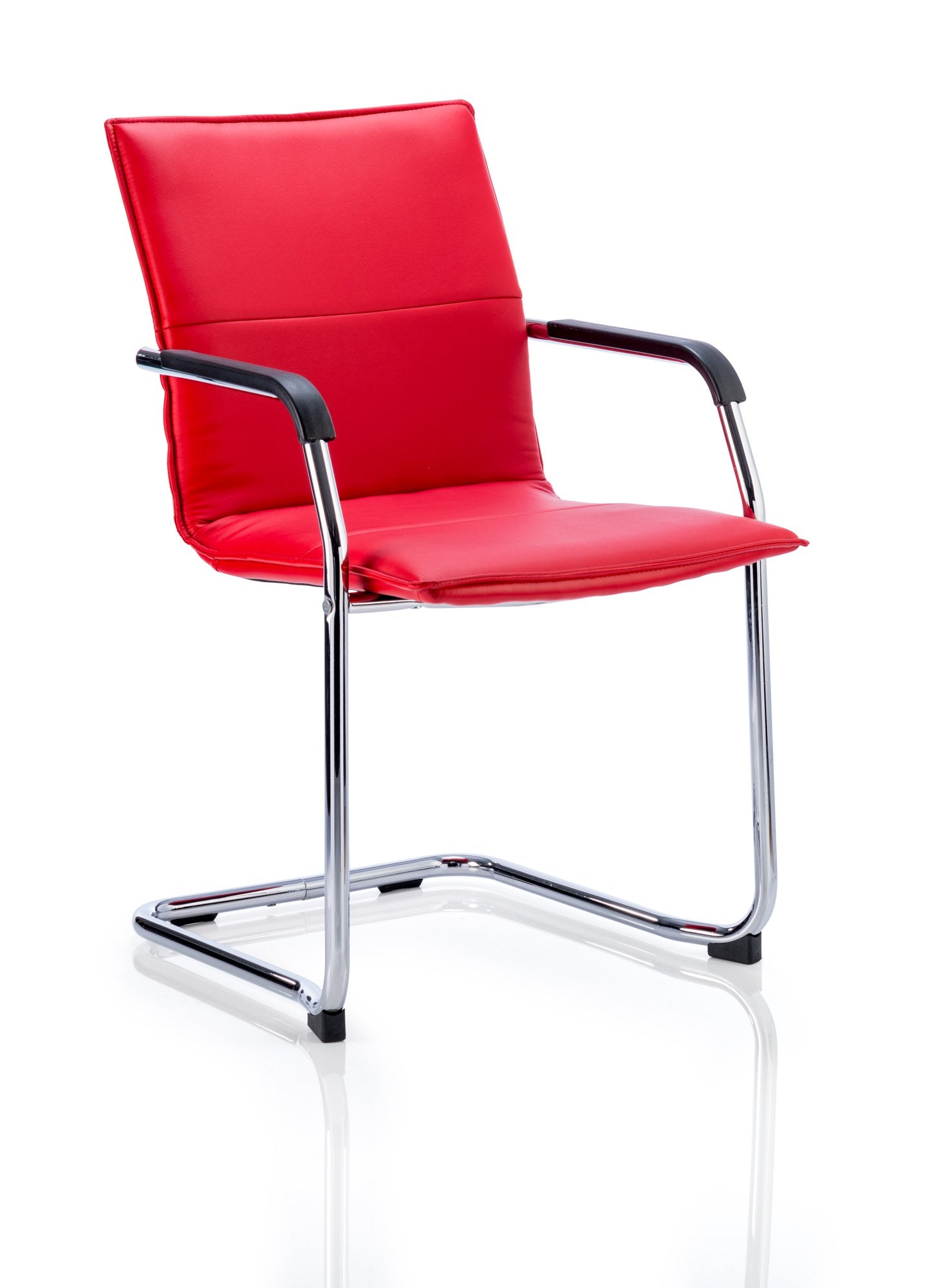Echo Cantilever Chair Red Soft Bonded Leather BR000037 DD