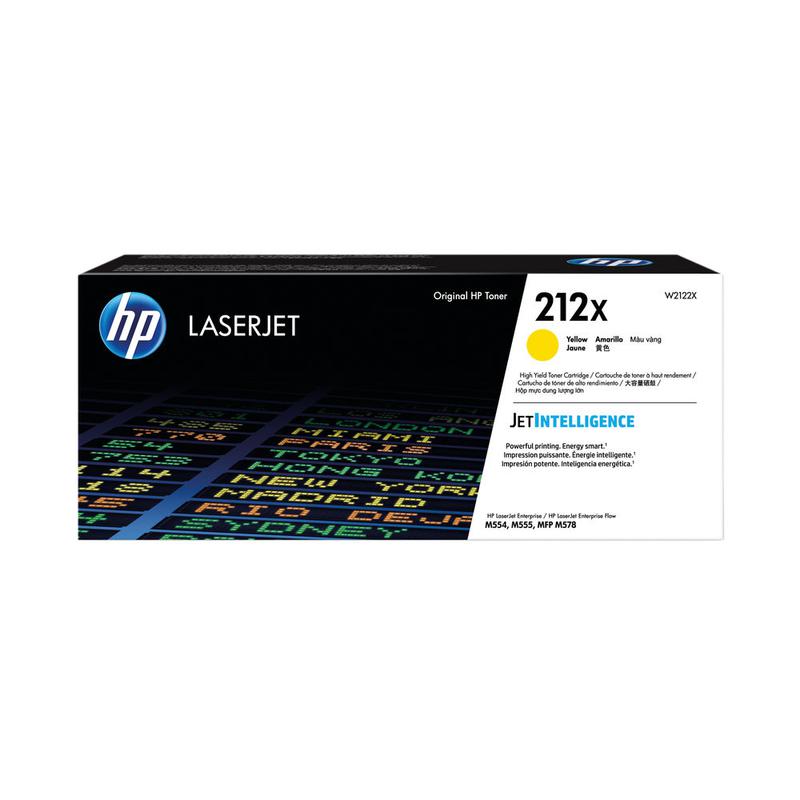 HP W2122X 212X Yellow Toner 10K Pages