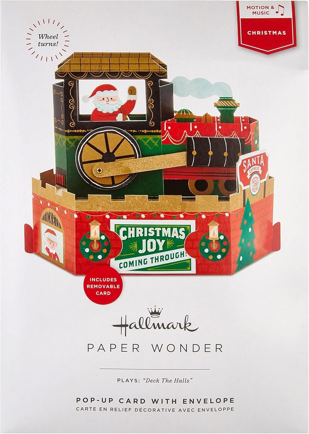 Unisex Christmas Greeting Card with Festive Seasonal Design and Heartfelt Wishes