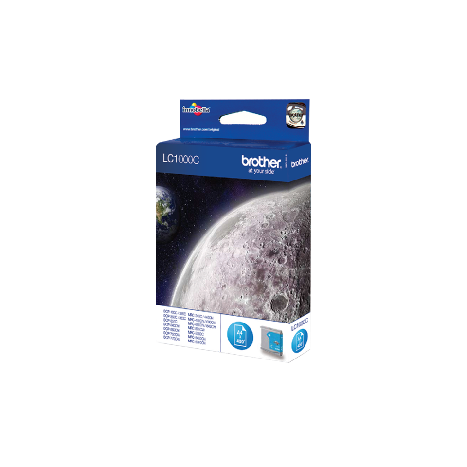 Brother Cyan Ink Cartridge 7ml - LC1000C