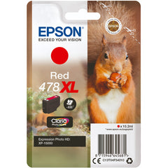 Epson 478XL Squirrel Red High Yield Ink Cartridge 10ml - C13T04F54010