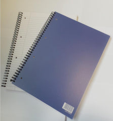 ValueX A4 Plus Wirebound Polypropylene Notebook 160 Pages Blue (Pack 10)