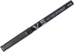 Pilot V5 Liquid Ink Rollerball 0.5 mm Tip Black Single
