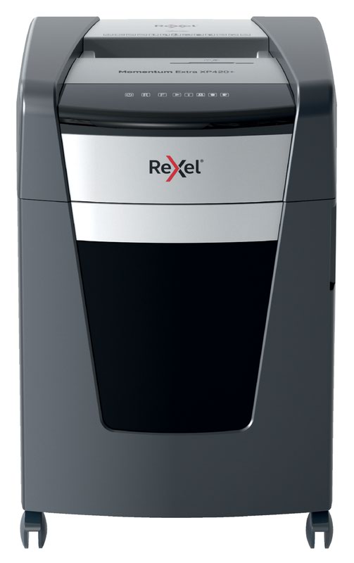 Rexel Momentum Extra XP420 60L P-4 Cross Cut Shredder 2021421XEU