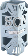 Birthday Card for Son from Hallmark - Classic Laser Cut 3D Design