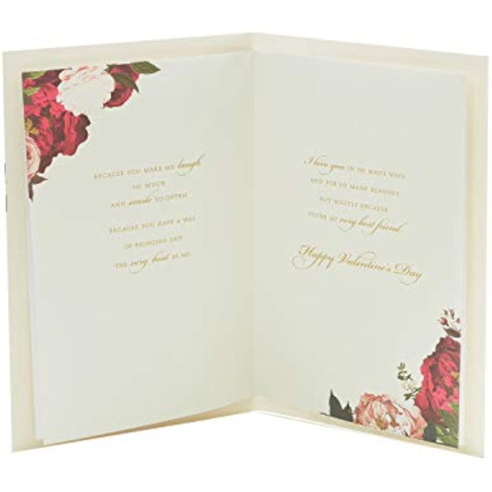 Floral Bouquette Romantic Valentine's Day Card