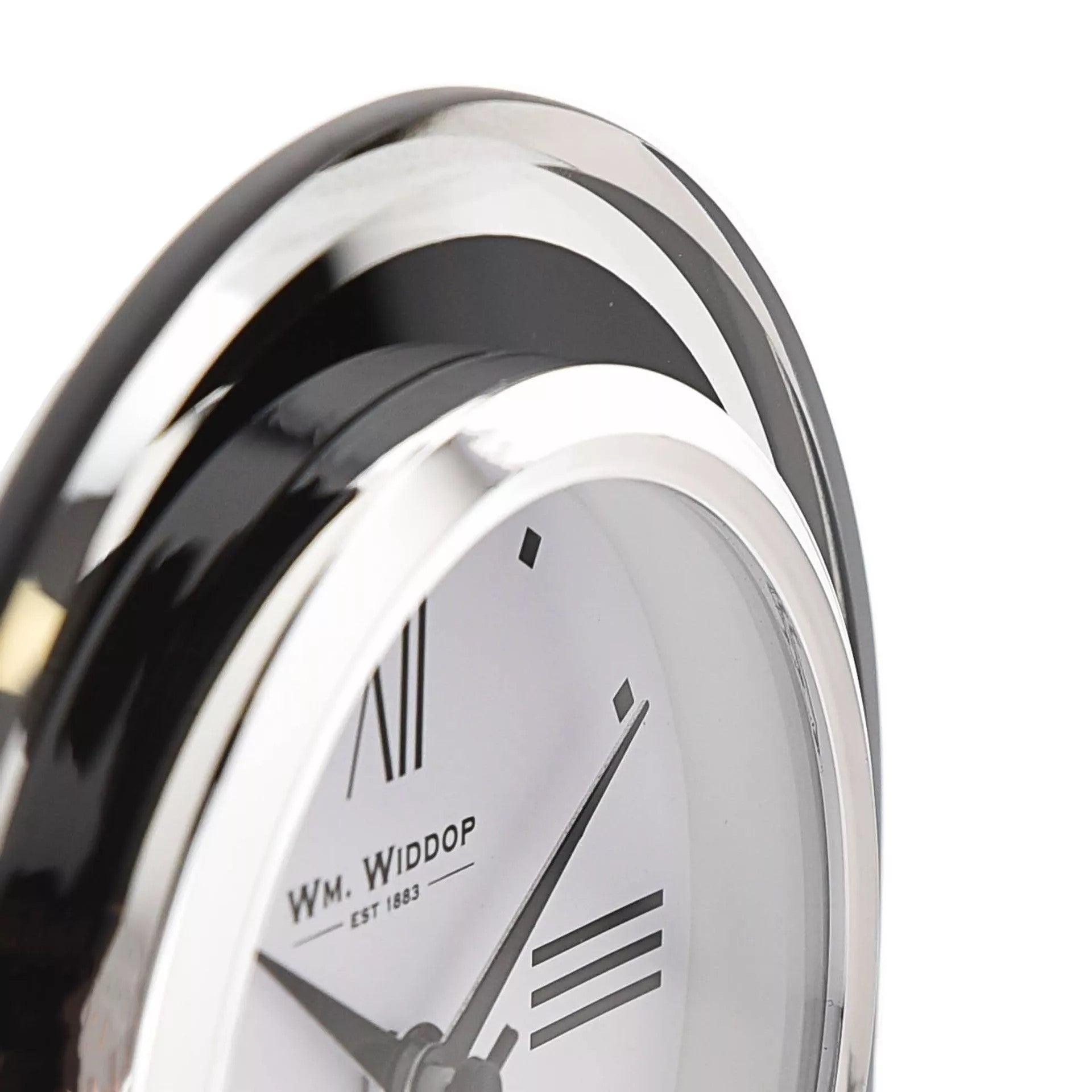 Black & Clear Arched Mantel Clock