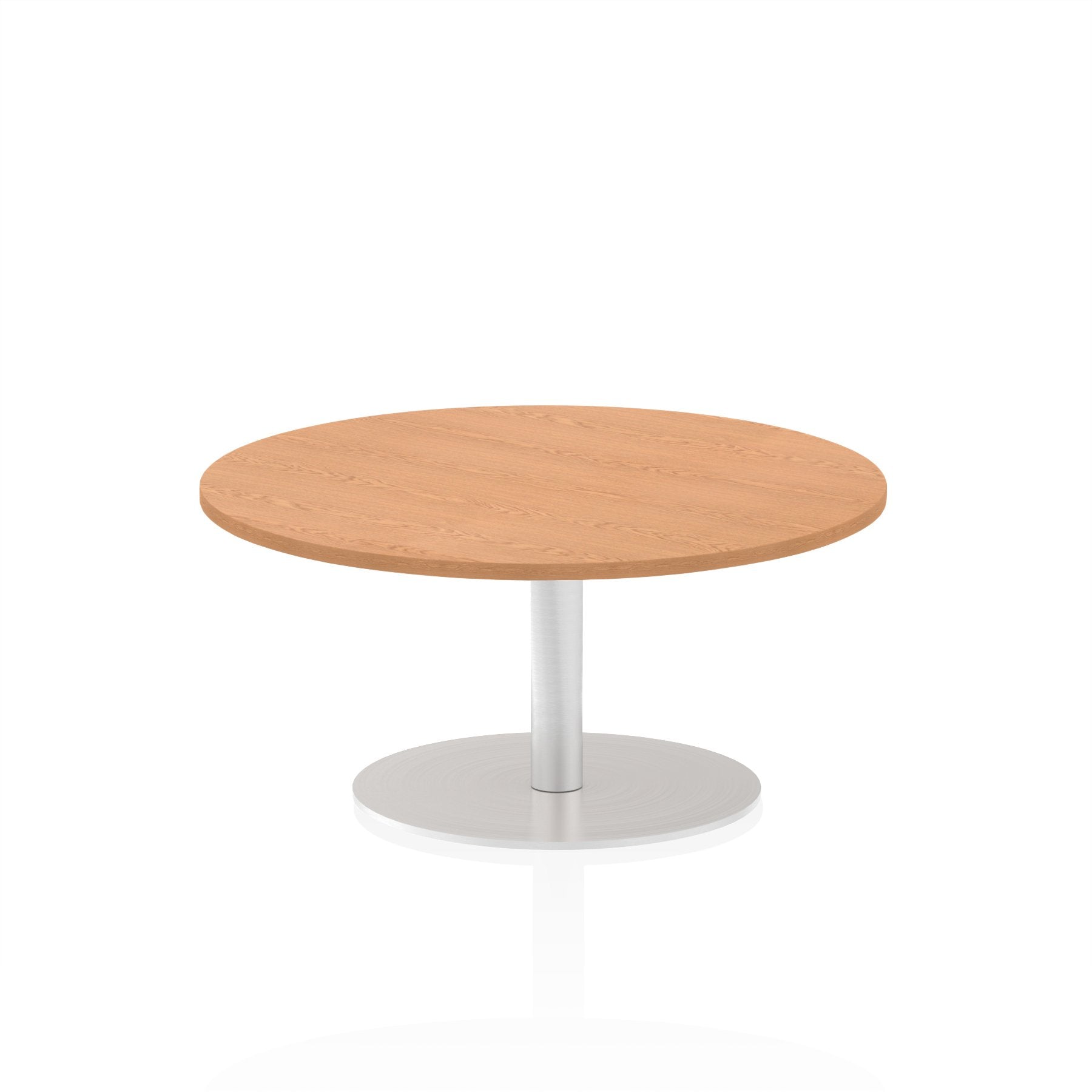 Dynamic Italia 1000mm Poseur Round Table Oak Top 475mm High Leg ITL0140 DD