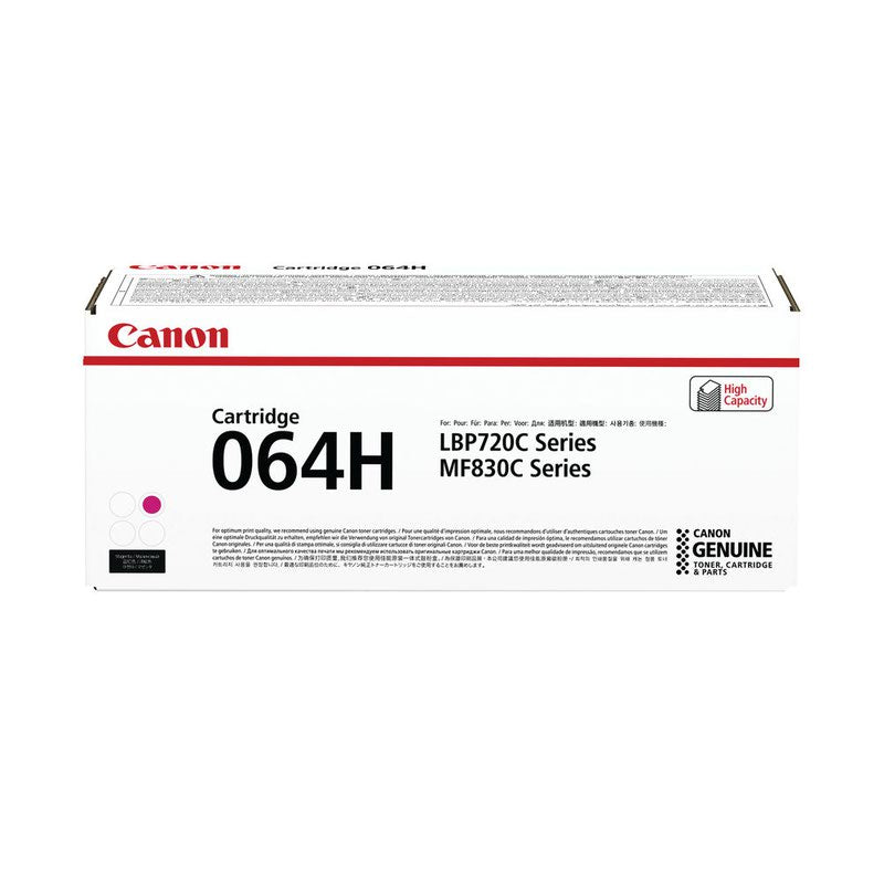 Canon 064H Magenta High Yield Toner Cartridge 1.3k