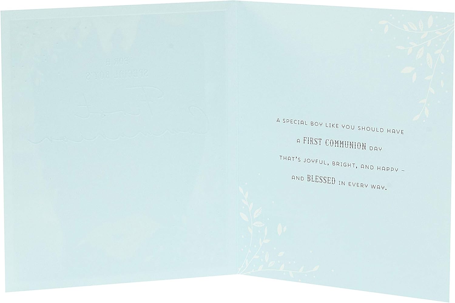 Special Boy's First Communion Card