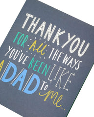 You've Been Like A Dad To Me Father's Day Card