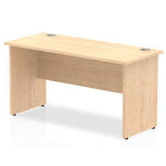 Impulse 1400 x 600mm Straight Desk Maple Top Panel End Leg MI002473 DD