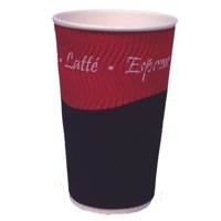 Caterpack Hot Drink Ripple Cup 12oz (Pack 25) - 00750