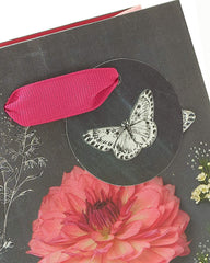 Floral Design Birthday Present Small Gift Bag
