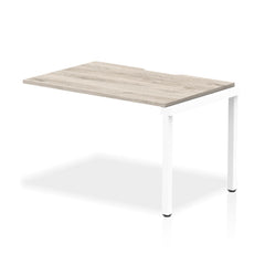 Dynamic Evolve Plus 1200mm Single Row Extension Kit Grey Oak Top White Frame BE784 DD