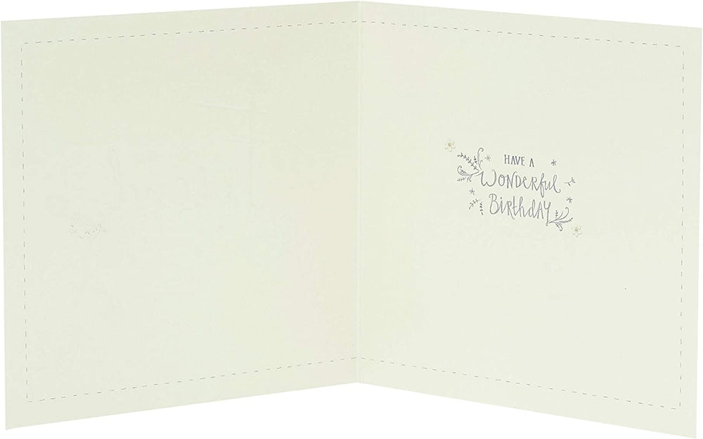 To A Lovely Friend Floral Design Birthday Card