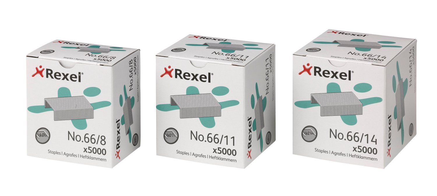 Rexel 66/8mm Staples (Pack 5000) 06065
