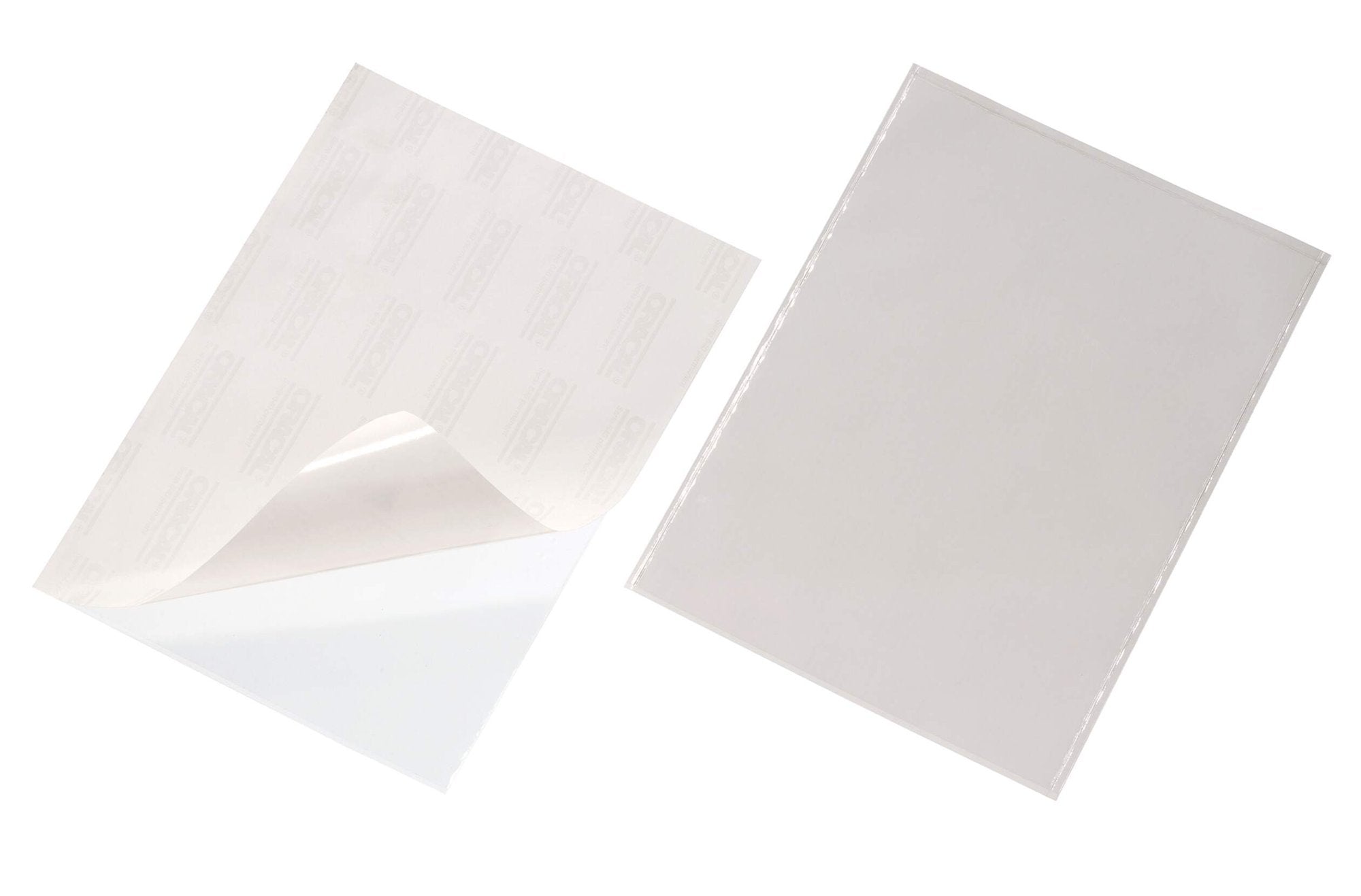 Durable POCKETFIX A4 Self-Adhesive Pocket for Storing Documents & Notes Transparent (Pack 50) - 829619