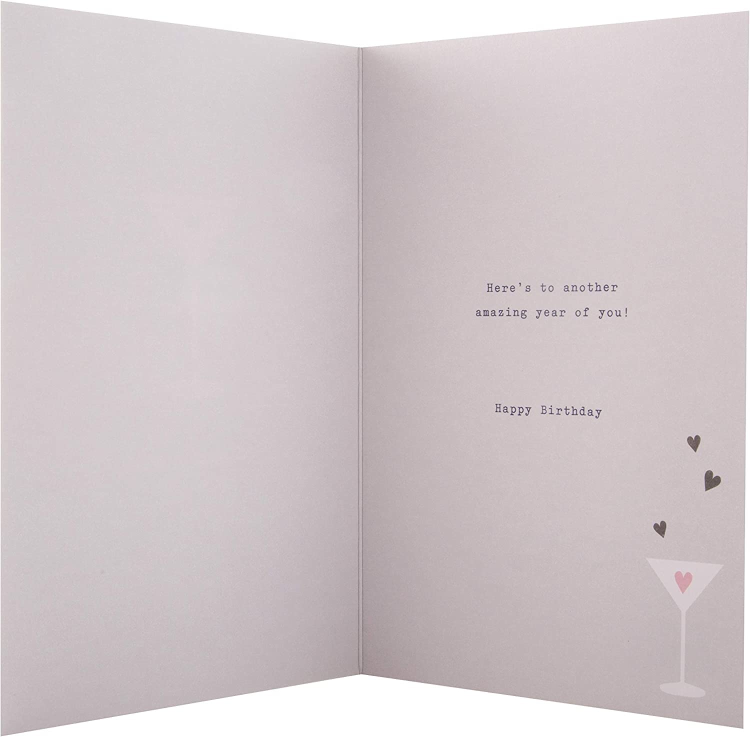 Cocktail Glass Design Happy Birthday Daughter In Style Card
