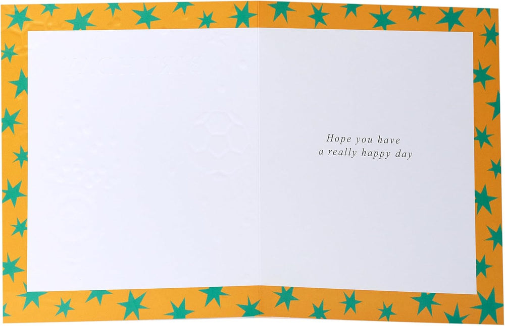 UK Greetings | Birthday Card for Him/Friend | Happy Birthday Gifts | Him, Boys, Men | Football Design | With Envelope | 165 x 190 mm