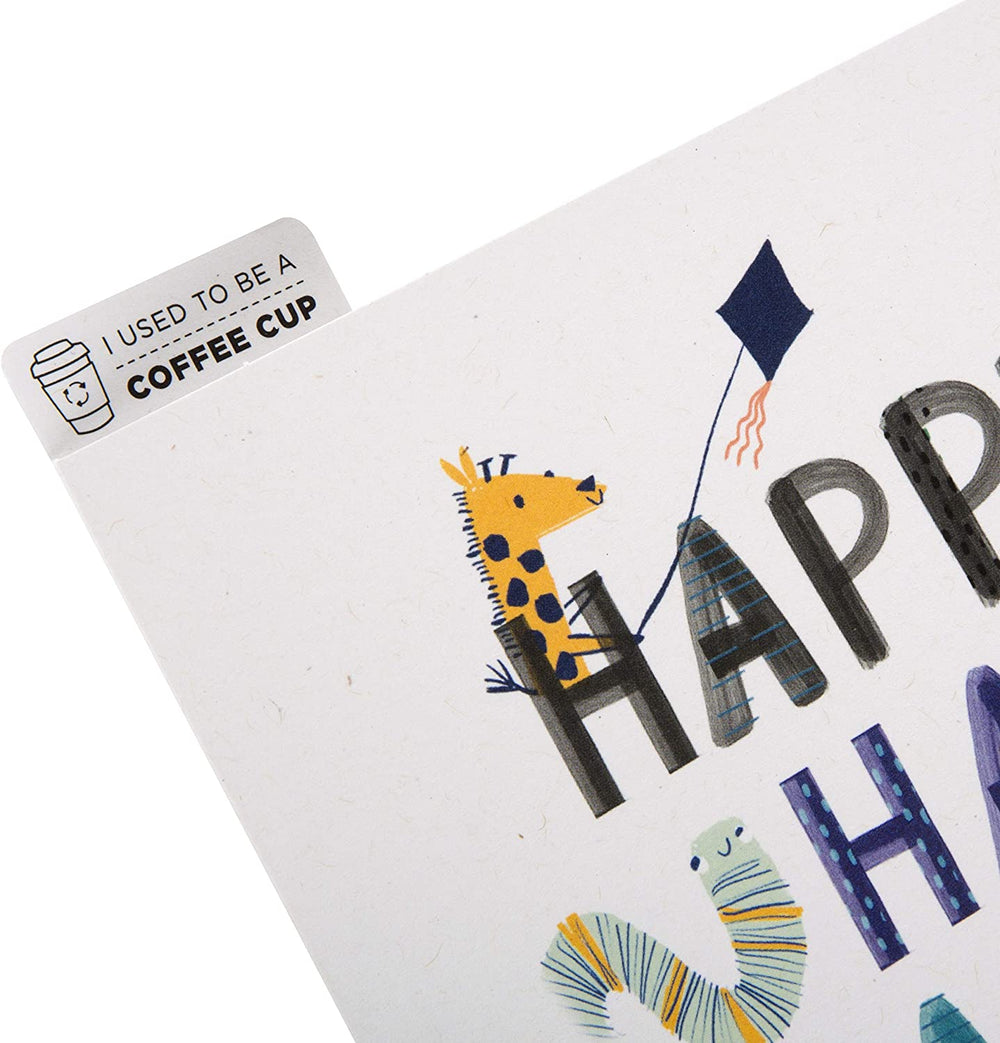 Cute Animal Illustration Design Birthday Card