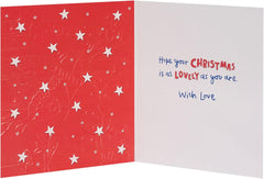 Christmas Greeting Card for Mummy with Cute Penguins Festive Design